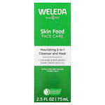 Weleda, Skin Food, уход за лицом, питательное очищающее средство 2 в 1 и маска для лица, 75 мл (2,5 жидк. унции)
