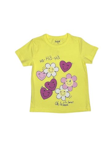 006_БК24 Футболка кор.рукав д/д, желтый