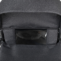 Детская коляска Roan Sol Vintage Luxury 2.0 3 в 1 с автокреслом Tutis Elo Lux EduSky Black PIX/55/D Pixel/Dark/Nickel/руч.Cappuccino