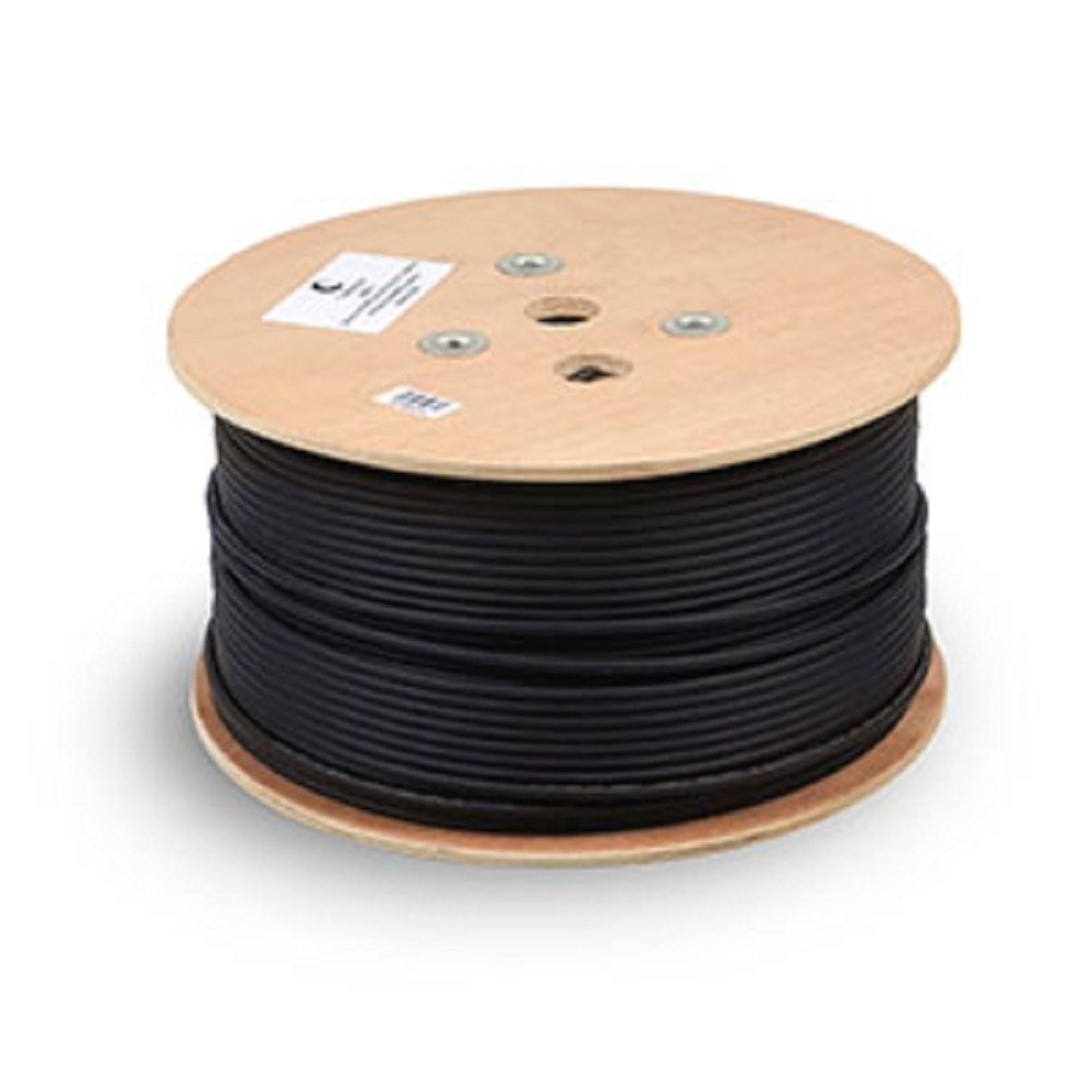 Cabeus UTP-4P-Cat.5e-SOLID-ST-OUT Кабель витая пара UTP (U/UTP), категория 5e, 4 пары 0,5мм (24 AWG), одножильный, для внешней прокладки, с металлическим тросом (+60 C - -40) (305 м)
