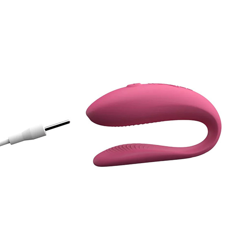 Розовый вибратор для пар 7,5см We-Vibe Sync Lite SNSY4SG3