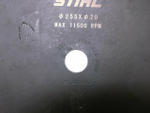 Пильный диск STIHL 255-8 долотообразные зубья (4000-713-3802)