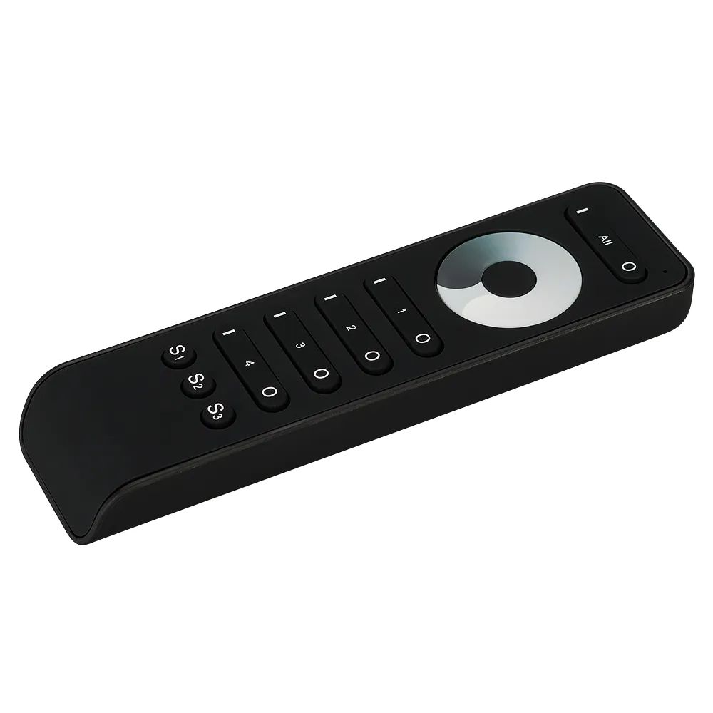 Пульт SMART-R33-DIM Black (4 зоны, 2.4G) (Arlight, IP20 Пластик, 5 лет) 025030