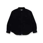 A Bathing Ape One Point Corduroy L S Shirt