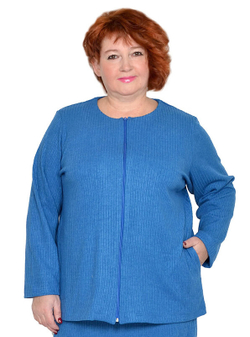 Жакет с молнией Каскад