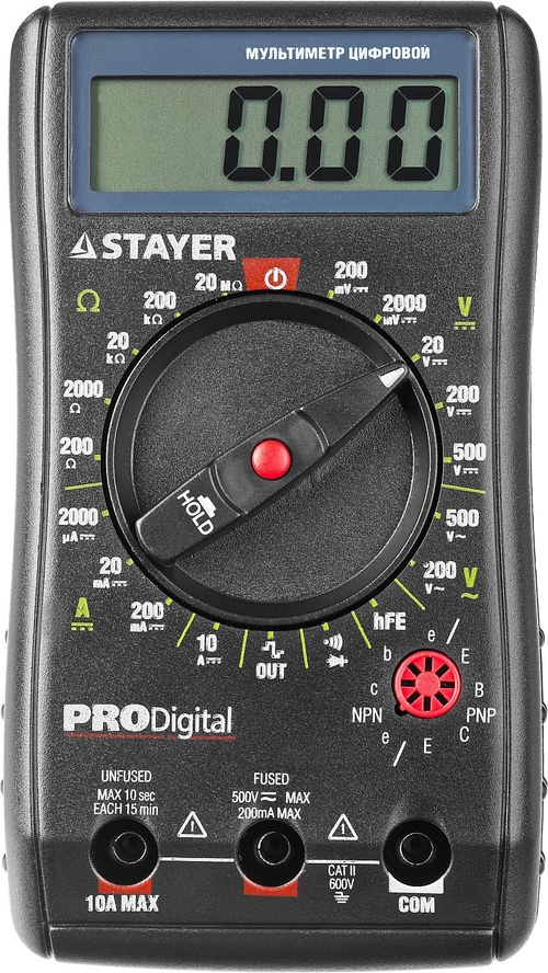 Мультиметр STAYER ″PROFESSIONAL″ PRO-Digital цифровой