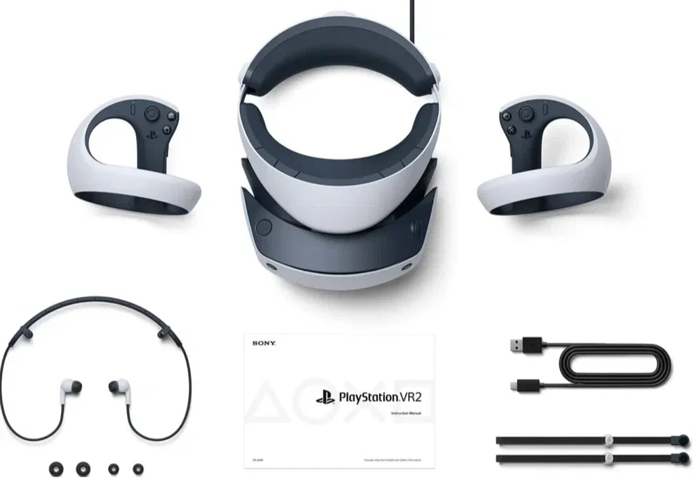 Шлем VR Sony PlayStation VR2, 120 Гц, базовая, белый