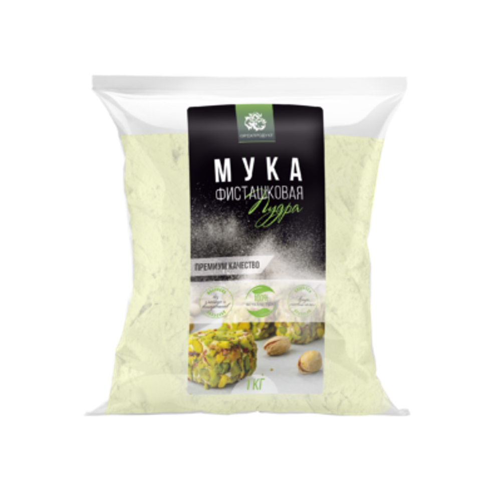 Фисташковая мука (пудра) 500 гр. ОРЕХПРОДУКТ