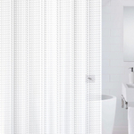 Штора для ванной 3D белый 180*180см, EVA
