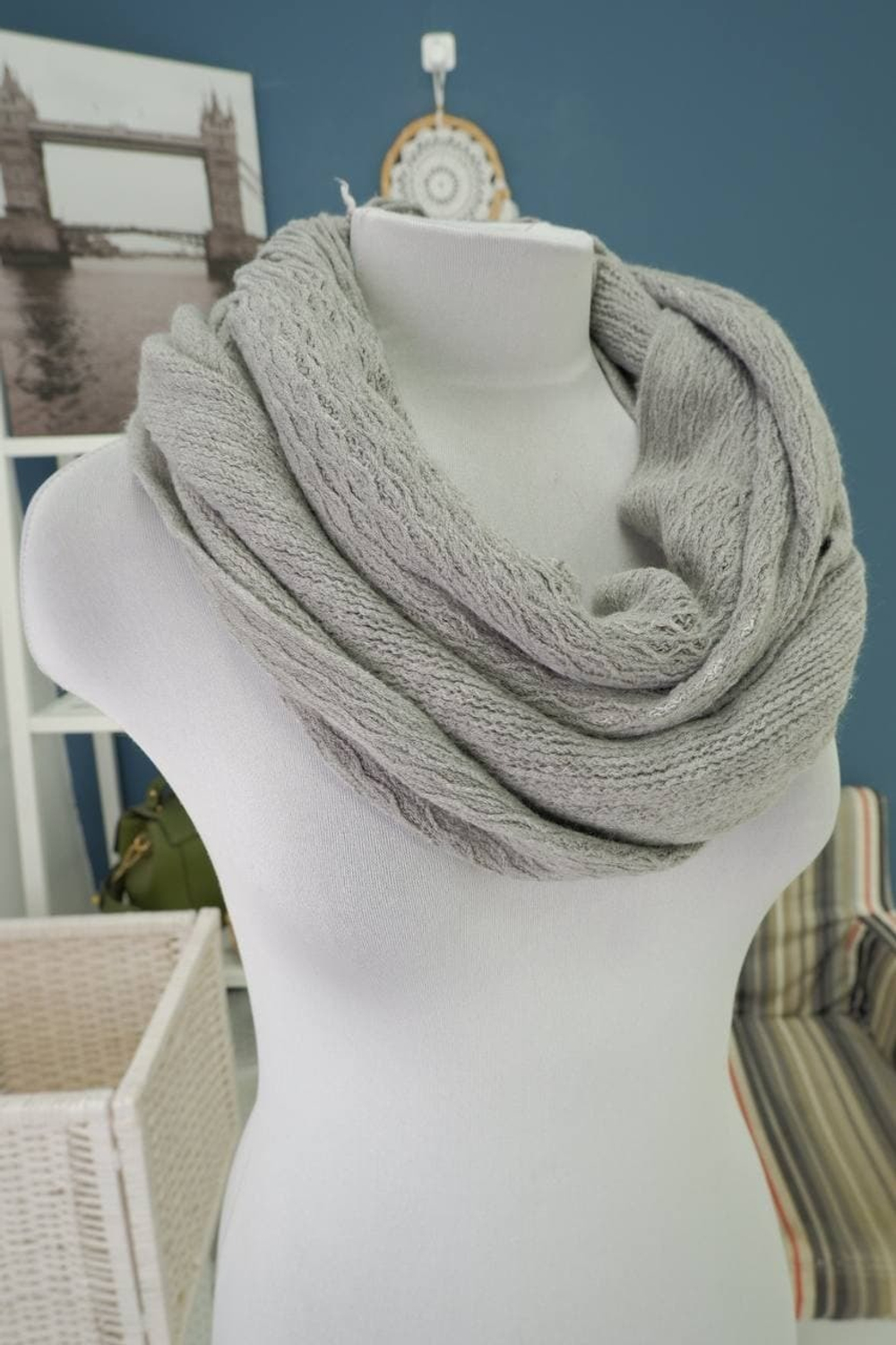 Шарф-снуд уютный