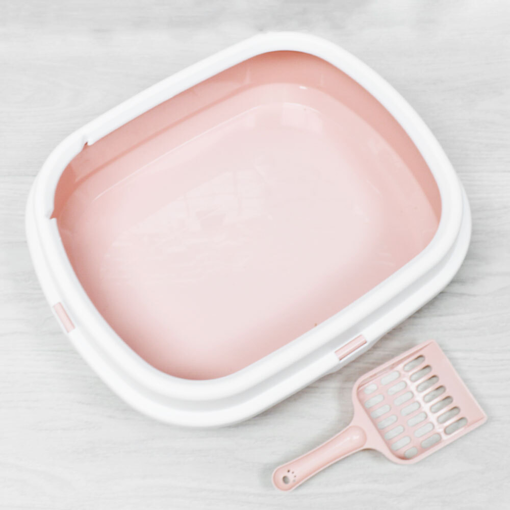 Лоток для кошек 40*33*10см, с совочком