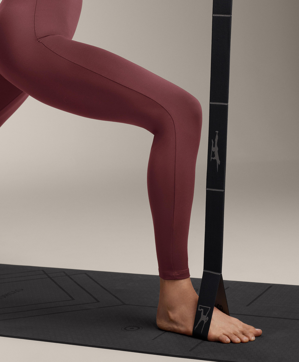 Oysho Комбинезон Comfortlux с длинными рукавами, бордовый