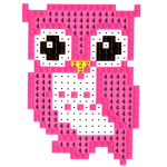 Алмазная мозаика 9*9см «Сова» P148