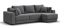 Угловой диван Босс Прайм ХЛ Шенилл Клауд графит