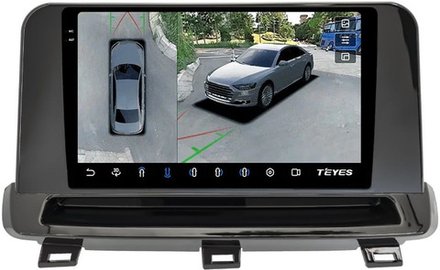 Магнитола для Nissan Rogue T33, X-Trail T33 2020+ (без штатного 360, вариант 2) - Teyes CC3-2K-360 на Android 10, 2K QLED, 6Гб+128Гб, CarPlay, 4G SIM-слот, 4 камеры в комплекте