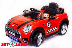 Детский электромобиль Toyland Mini Cooper красный