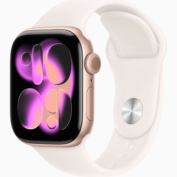 Apple Watch Series 11 GPS 42mm Rose Gold Aluminium Case with Light Blush Sport Band