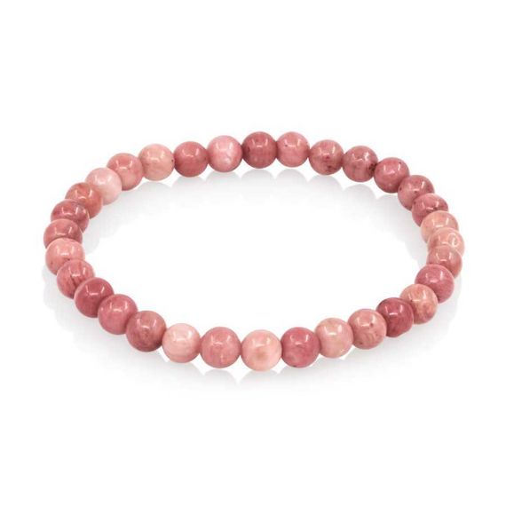 Браслет из натурального камня родонита 6 мм