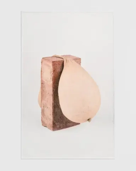 TEKLA X SARAH LUCAS ПОЛОТЕНЦЕ, КИРПИЧНЫЙ
