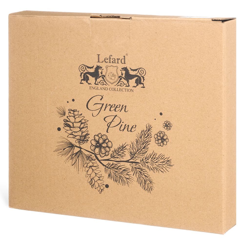 БЛЮДО СЕРВИРОВОЧНОЕ "GREEN PINE" 22*17,5*2,5 СМ