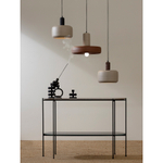 Светильник подвесной juko, D43х31 см, бежевый/коричневый