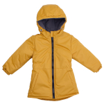 Куртка для девочек 2401-07 мембрана р.98-104 горчица (Ириска)