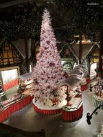 Уличная елка ствольная "Альпийская белая ель" (пвх) 7 м