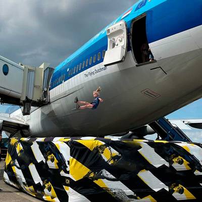 Надувная подушка «AirPit» для приземлений и отработки трюков, 4×4×1,5 м