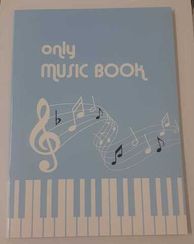 Not dəftəri \ Music book 24 vərəq (mavi)