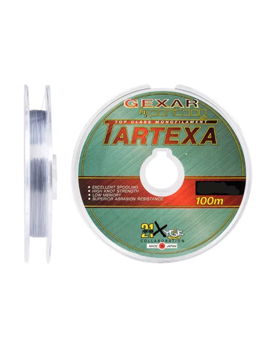 Леска для рыбалки монофильная Pontoon21 Gexar Tartexa 0,28 мм (светло-серый) 3 шт по 100 м