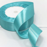 Лента Атласная 2,5см х 28м Сатин (Бирюзовый)