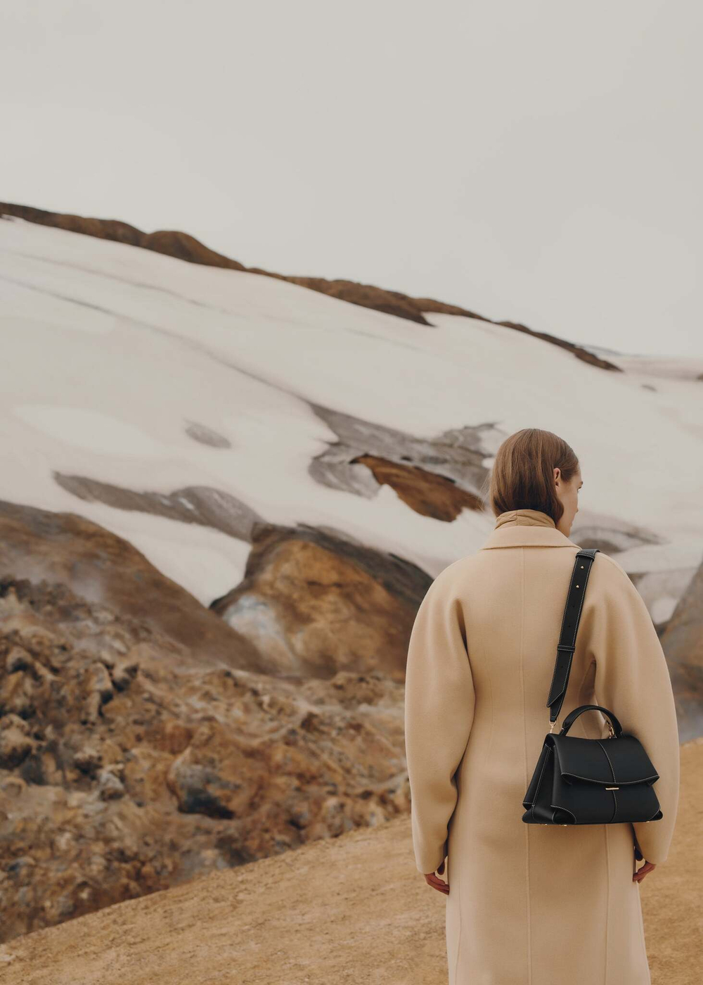 Сумка Polene Mokki EDITION TEXTURED BLACK