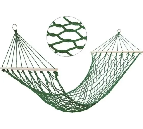 Гамак сетка Ecos (200х75см) с деревянными направляющими