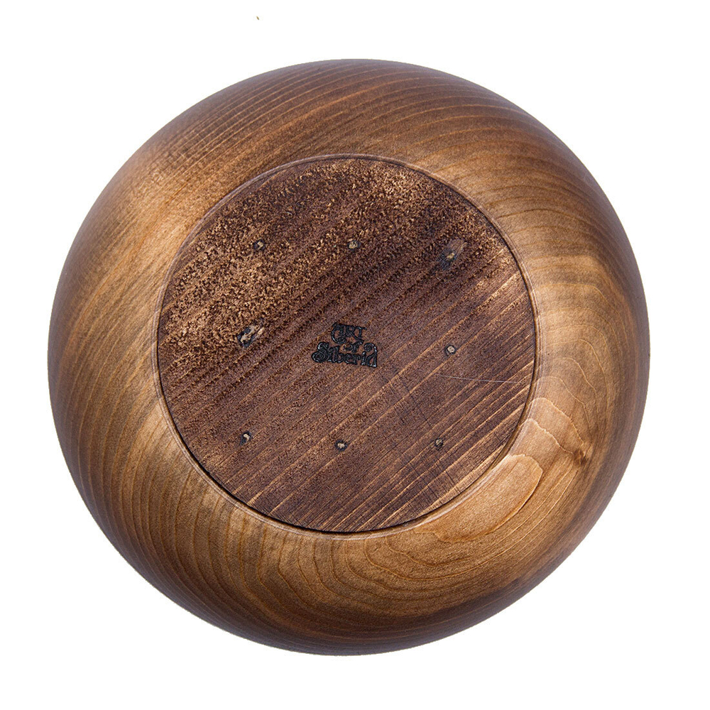 Деревянная чаша-тарелка Art of Siberia из древесины сибирская пихта 19 см. T65