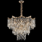 Citilux Моника CL308282 Люстра хрустальная подвесная Золото