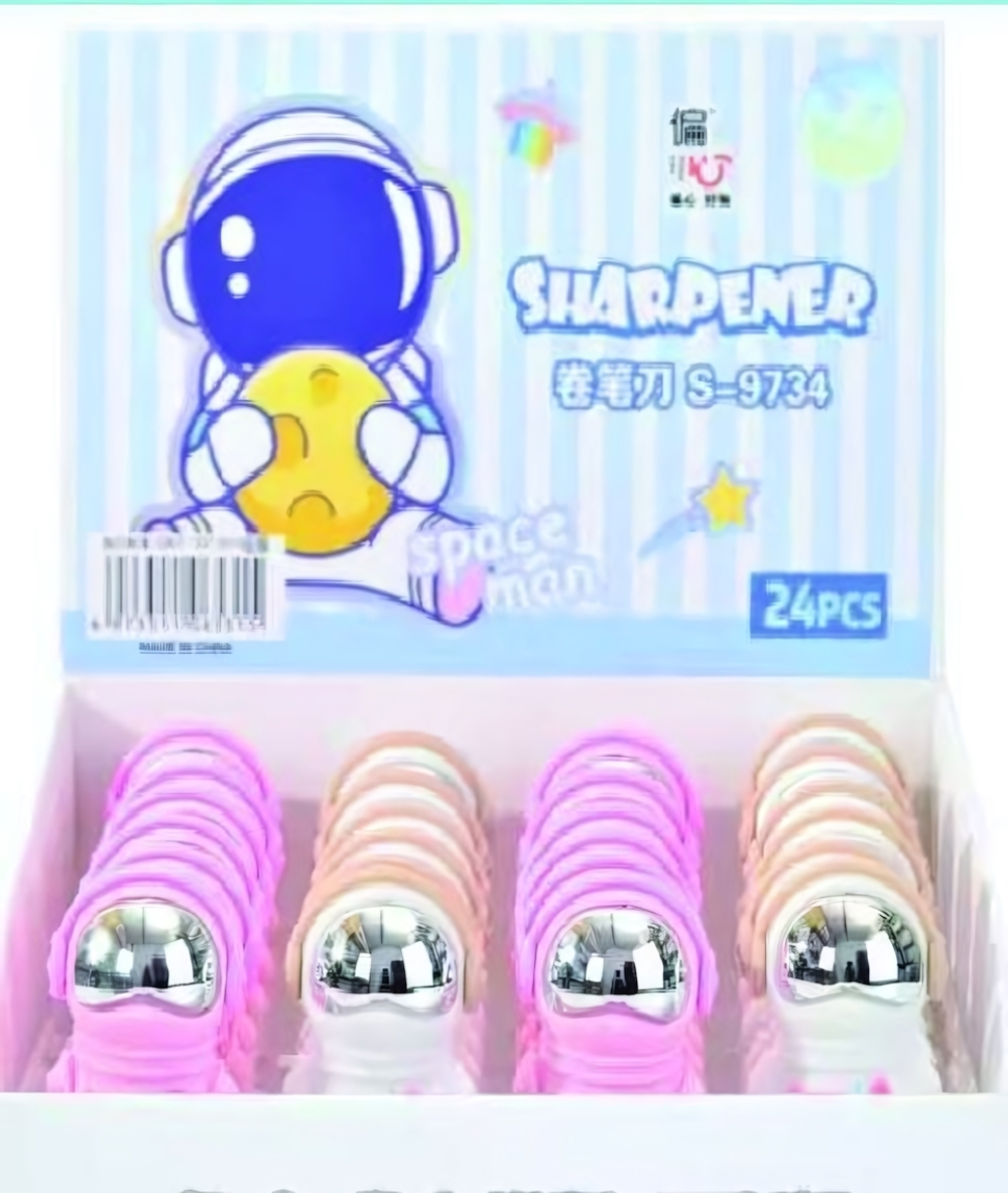 Точилка "Космос" 2 цвета, в ассортименте (Центрум)