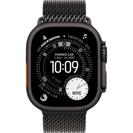 Умные часы Apple Watch Ultra 3 49 мм Black Titanium Milanese Loop Черный Black