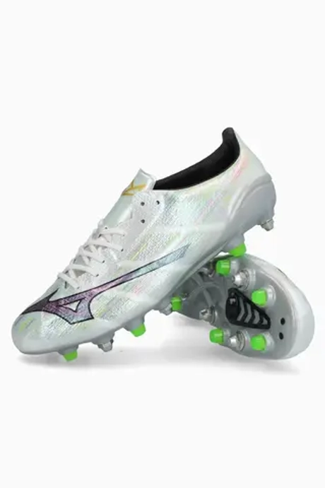 Бутсы Mizuno Alpha II Elite Mix - серебряный