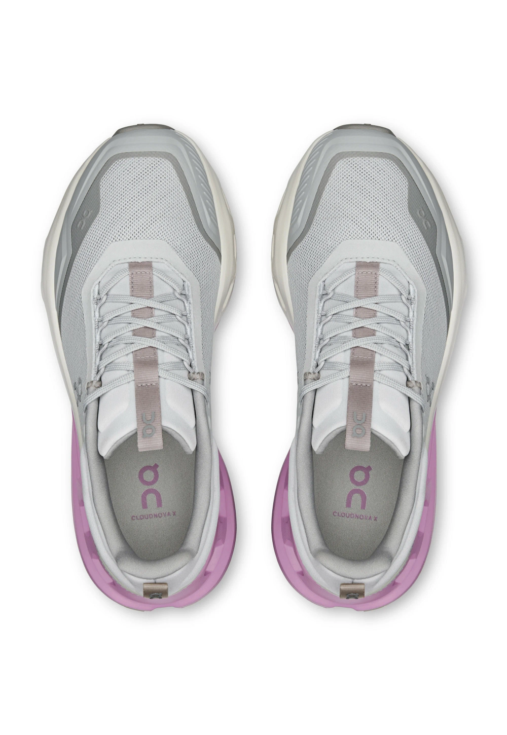 Женские Кроссовки для бега On Cloudnova X glacier sakura