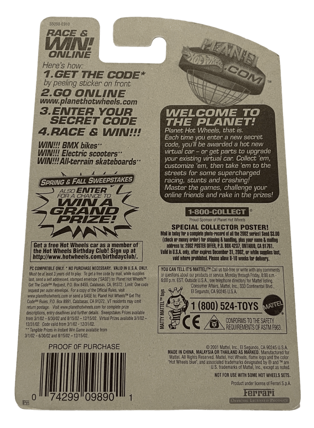 Hot Wheels Ferrari 456M (2002)