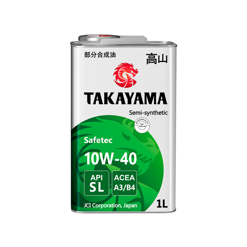 Масло Takayama Safetec 10W40 SL A3/B4 (1л) синтетика