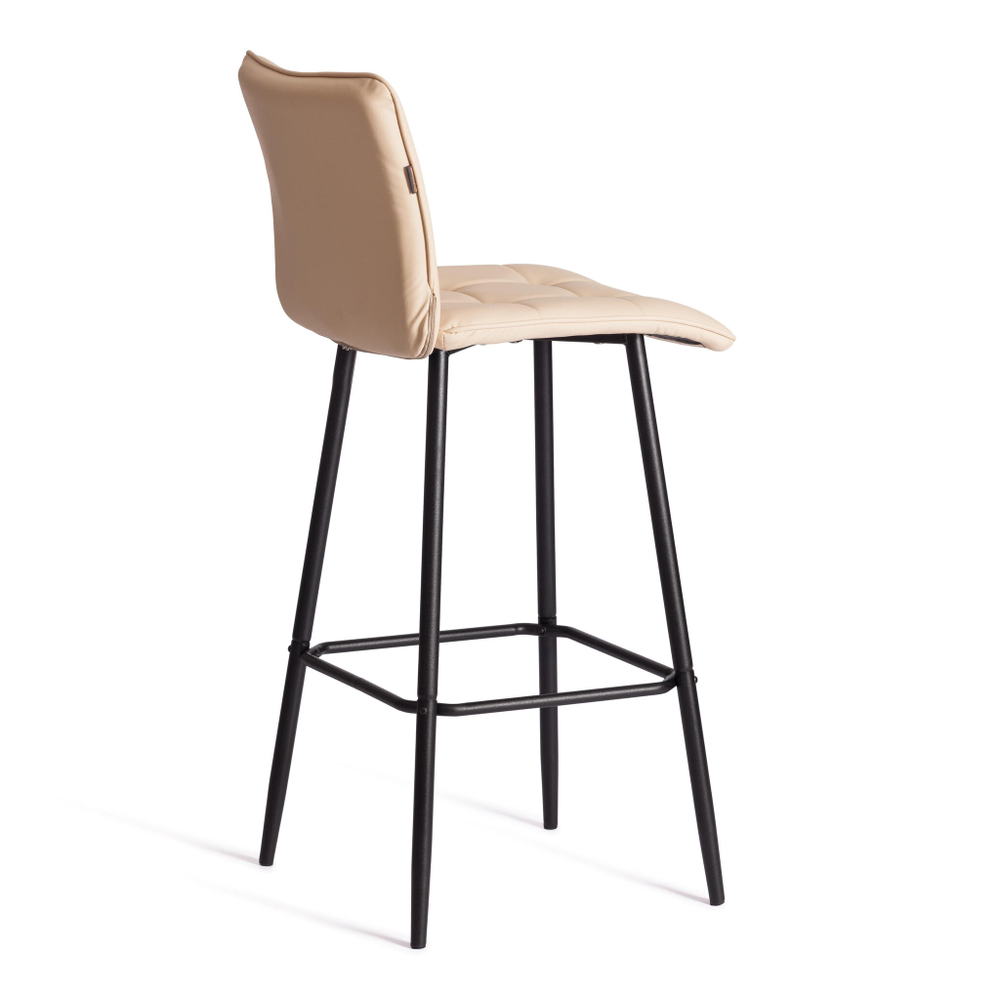 Барный стул  Bari/Бари экокожа , бежевый, 45х56х110 см