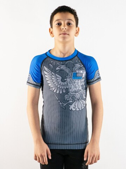 Рашгард союз мма детский синий