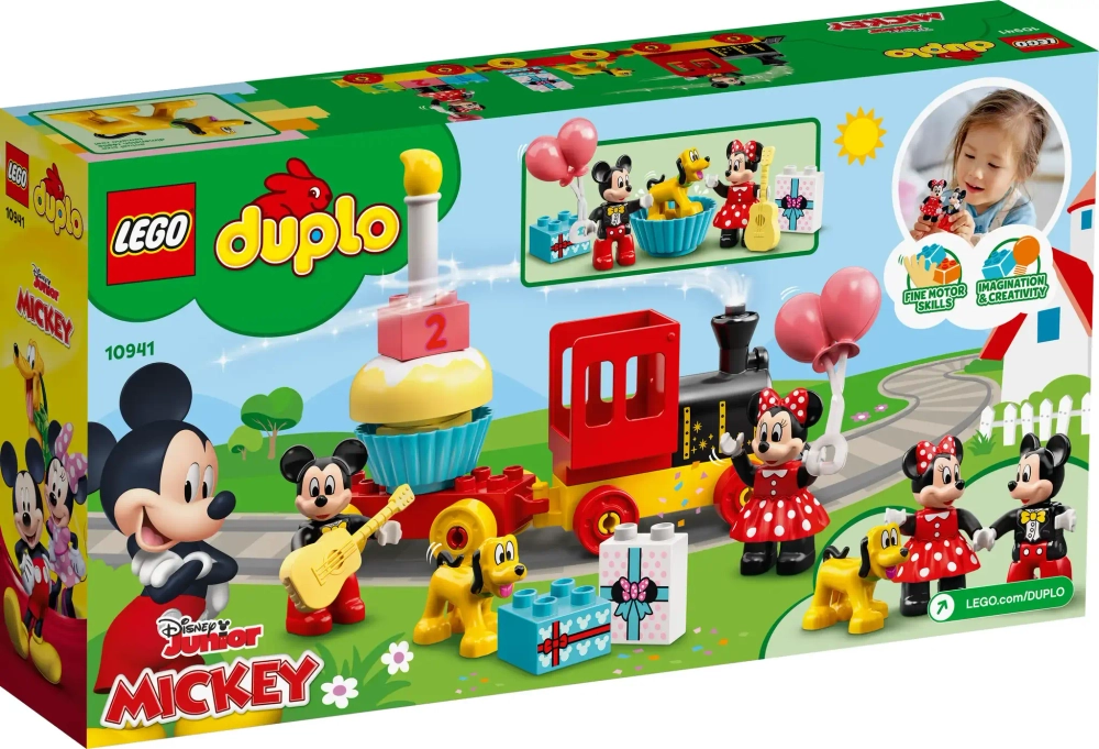Конструктор LEGO Duplo 10941 Disney Праздничный поезд Микки и Минни