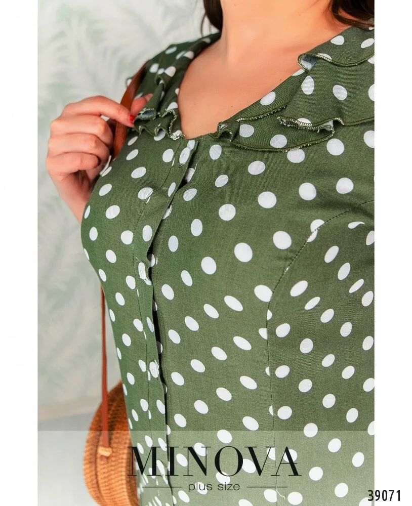 Платье 8613-хаки Minova