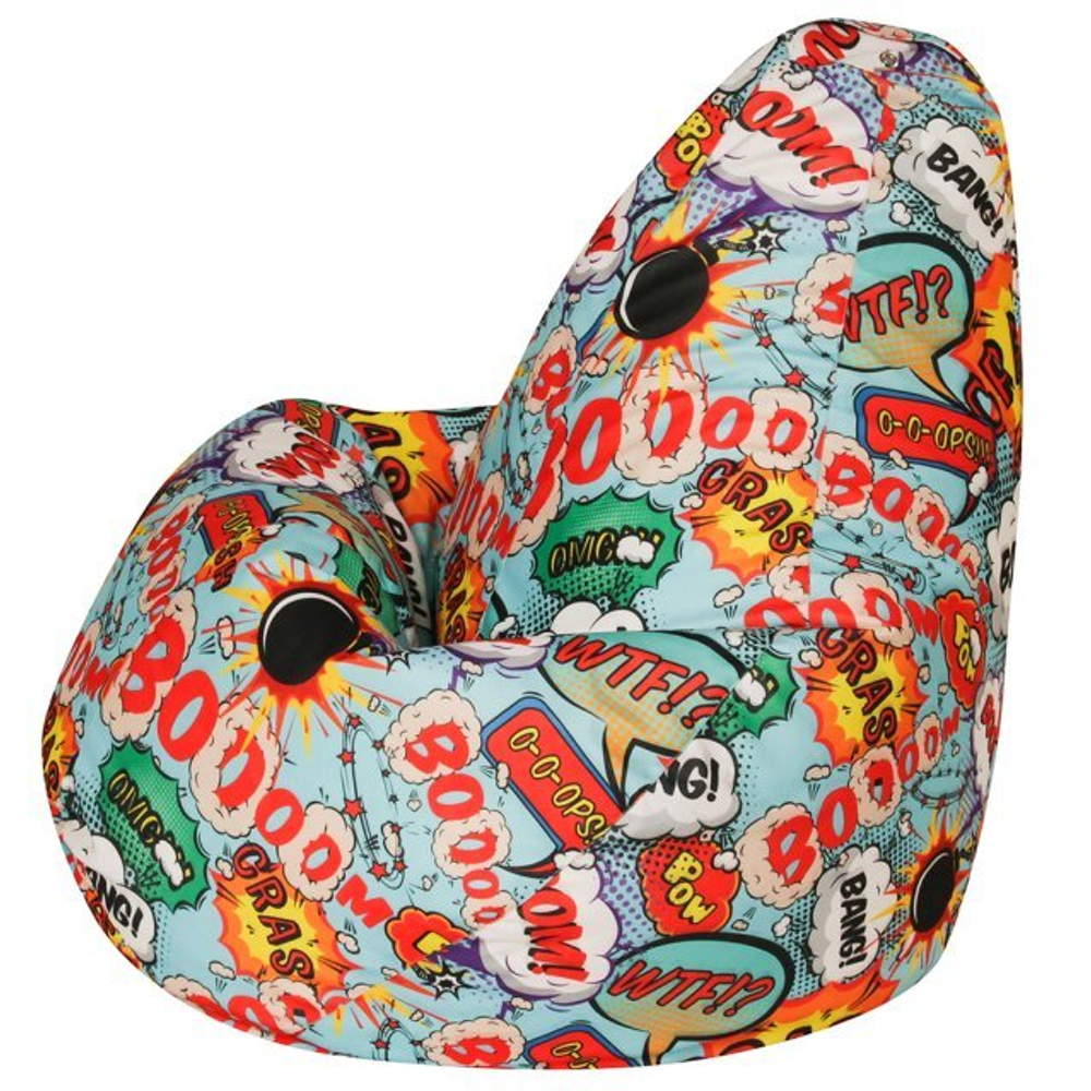Кресло -мешок XL велюр арт.5027621, разноцветный (Bang)