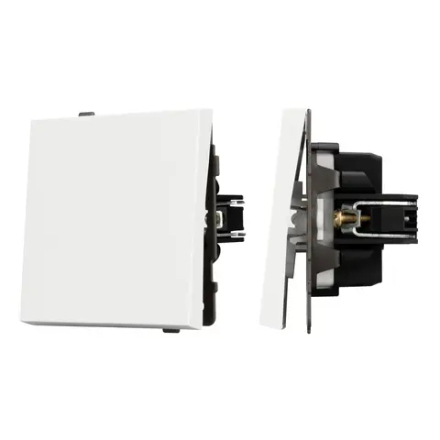 Механизм выключателя одноклавишный непроходной SWT-TENDO-MK01-PL-WH (230V, 10A) (Arlight, Белый) 054033