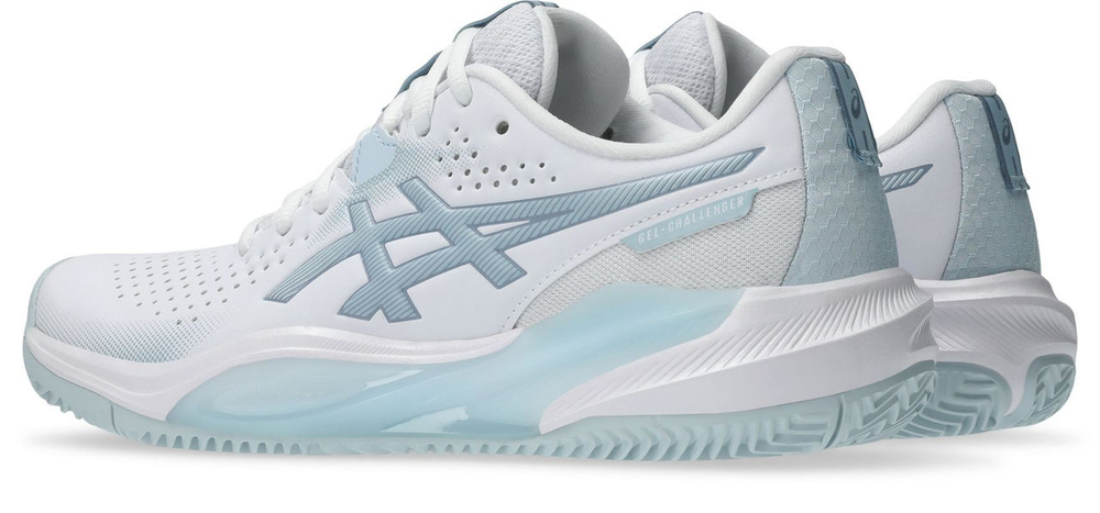 Женские теннисные кроссовки Asics Gel-Challenger 15 Clay - white/sky