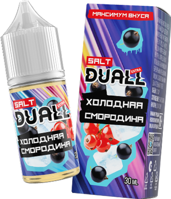 Duall Extra 28 мл - Холодная Смородина (0 мг)