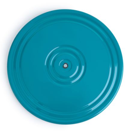Диск здоровья 2-х цветный, MR-D-242, металлический, диам.28 см, окрашенный, аквамарин/графит